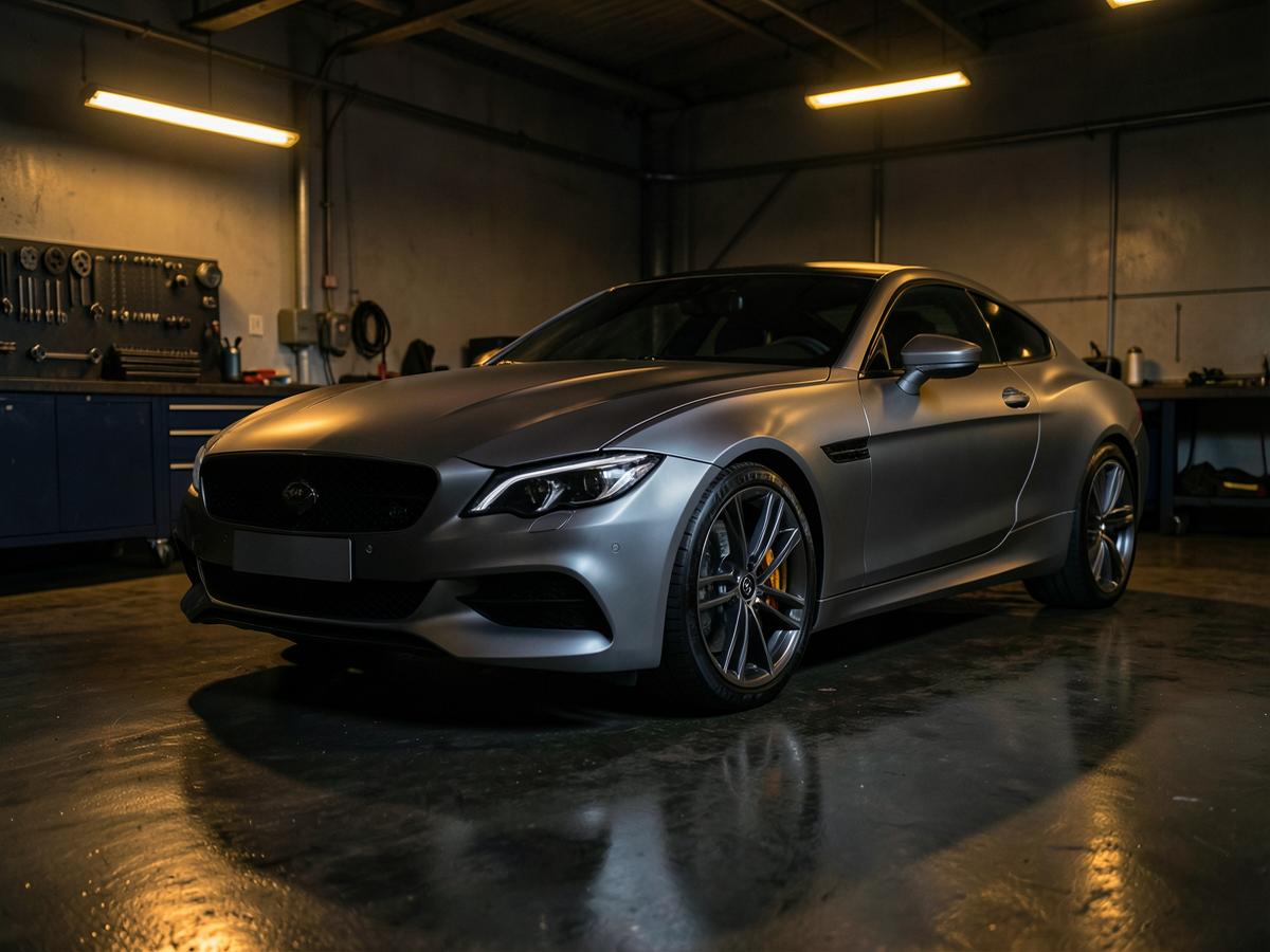 Satin Grey Full Wrap
